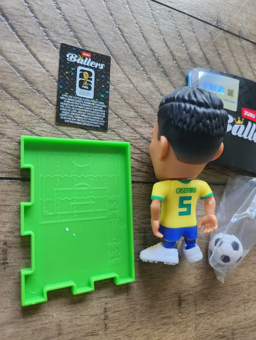 Casemiro Brazil Zuru Ballers FIFA World Cup 2026 Series 1 NEW Complete Open Pck